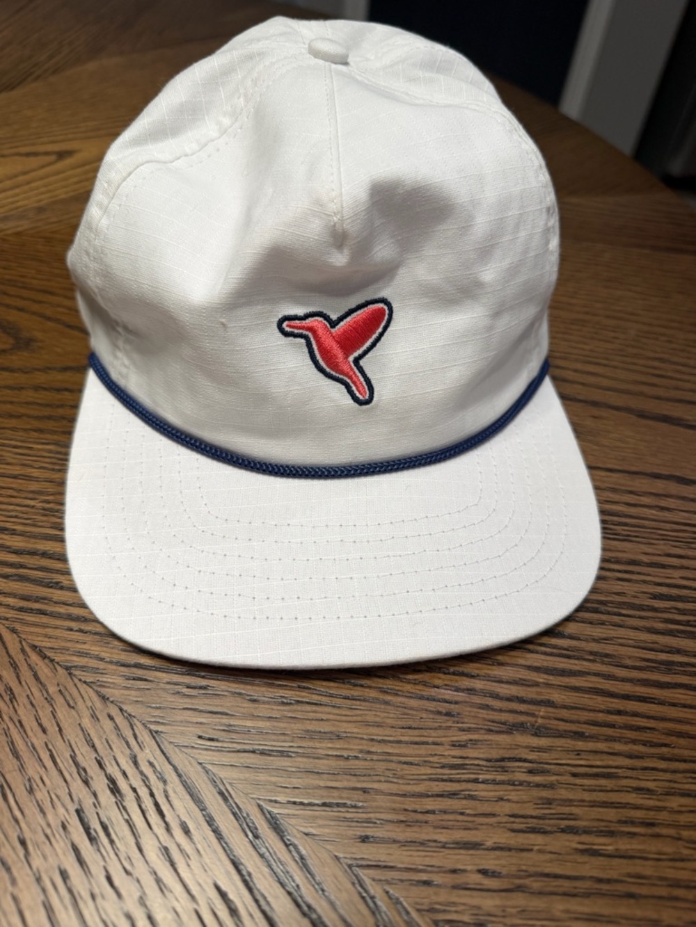 Birddogs White Cap with Pink Logo NWOT